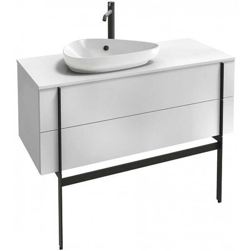 Тумба под раковину Jacob Delafon Nouvelle Vague 100 EB3040-N18 подвесная Белый глянец, купить, цена, заказать, магазин, доставка, скидка, промокод, купить, цена, заказать, магазин, доставка, скидка, промокод