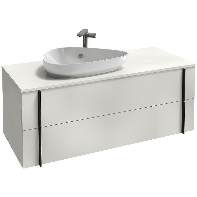 Тумба под раковину Jacob Delafon Nouvelle Vague 100 EB3040-N18 подвесная Белый глянец, купить, цена, заказать, магазин, доставка, скидка, промокод, купить, цена, заказать, магазин, доставка, скидка, промокод