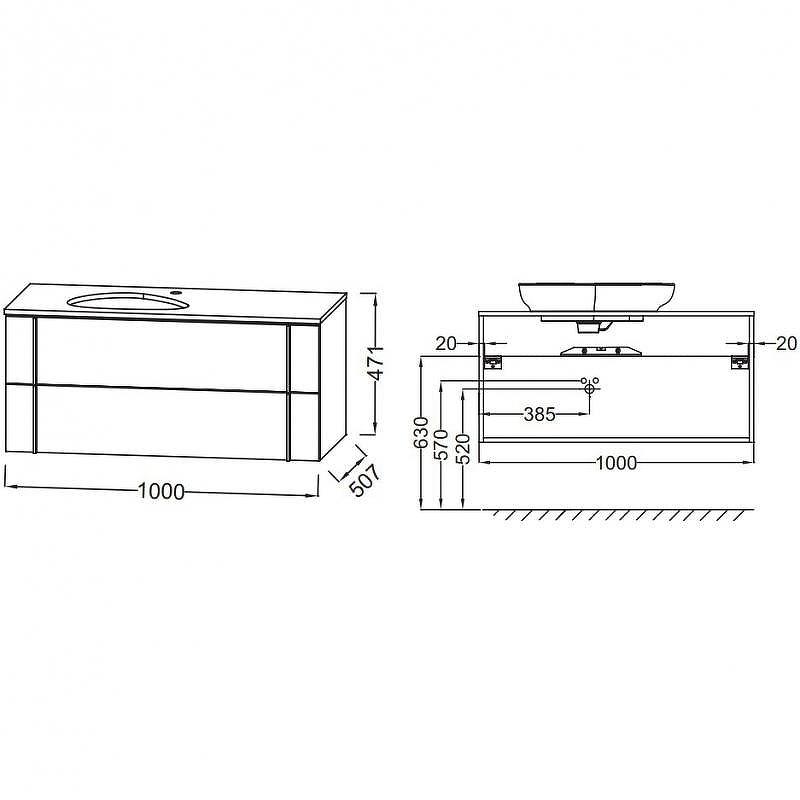 Тумба под раковину Jacob Delafon Nouvelle Vague 100 EB3040-N18 подвесная Белый глянец, купить, цена, заказать, магазин, доставка, скидка, промокод, купить, цена, заказать, магазин, доставка, скидка, промокод