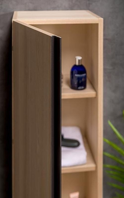 Шкаф пенал Boheme Armadi Art Capolda 35 849-120-LW подвесной Light wood, купить, цена, заказать, магазин, доставка, скидка, промокод, купить, цена, заказать, магазин, доставка, скидка, промокод