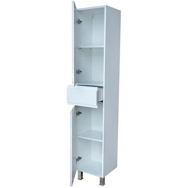 Шкаф пенал Bellezza Асти 35 4626304090019 Белый, купить, цена, заказать, магазин, доставка, скидка, промокод, купить, цена, заказать, магазин, доставка, скидка, промокод