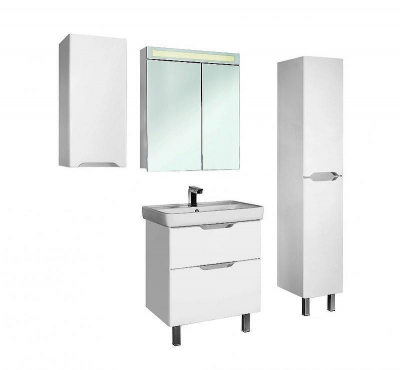 Тумба под раковину Dreja Q Plus 80 99.0006 Белый глянец