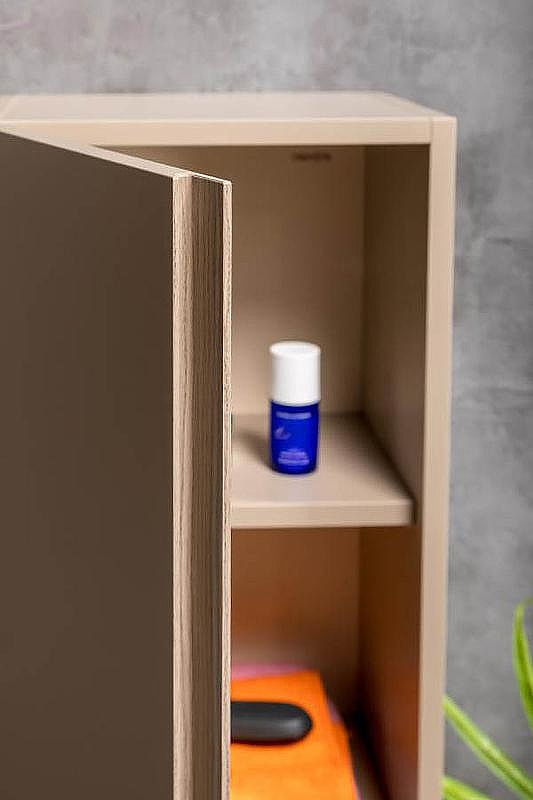 Шкаф пенал Boheme Armadi Art Capolda 35 849-120-LA подвесной Latte, купить, цена, заказать, магазин, доставка, скидка, промокод, купить, цена, заказать, магазин, доставка, скидка, промокод