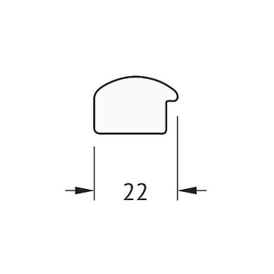 Зеркало Evoform Definite 78х58 BY 0635 в багетной раме - Сосна 22
