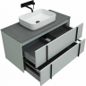 Тумба под раковину Allen Brau Reality 100 1.32007.PWM подвесная Папирус матовый, купить, цена, заказать, магазин, доставка, скидка, промокод, купить, цена, заказать, магазин, доставка, скидка, промокод