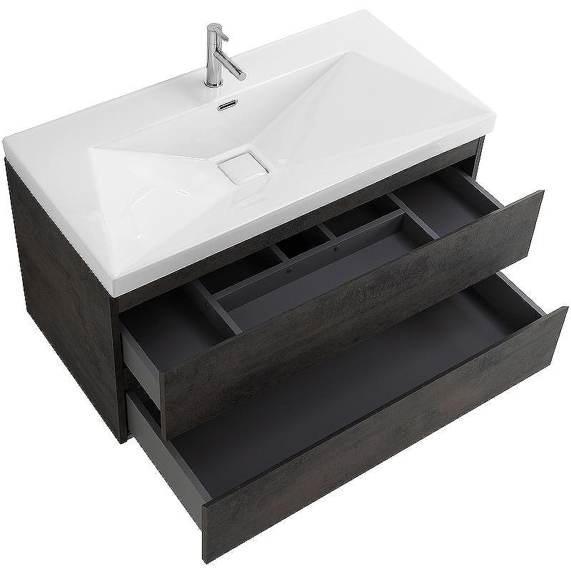 Тумба под раковину Cezares Molveno 100 MOLVENO-100-2C-SO-OSS подвесная Ossido, купить, цена, заказать, магазин, доставка, скидка, промокод, купить, цена, заказать, магазин, доставка, скидка, промокод