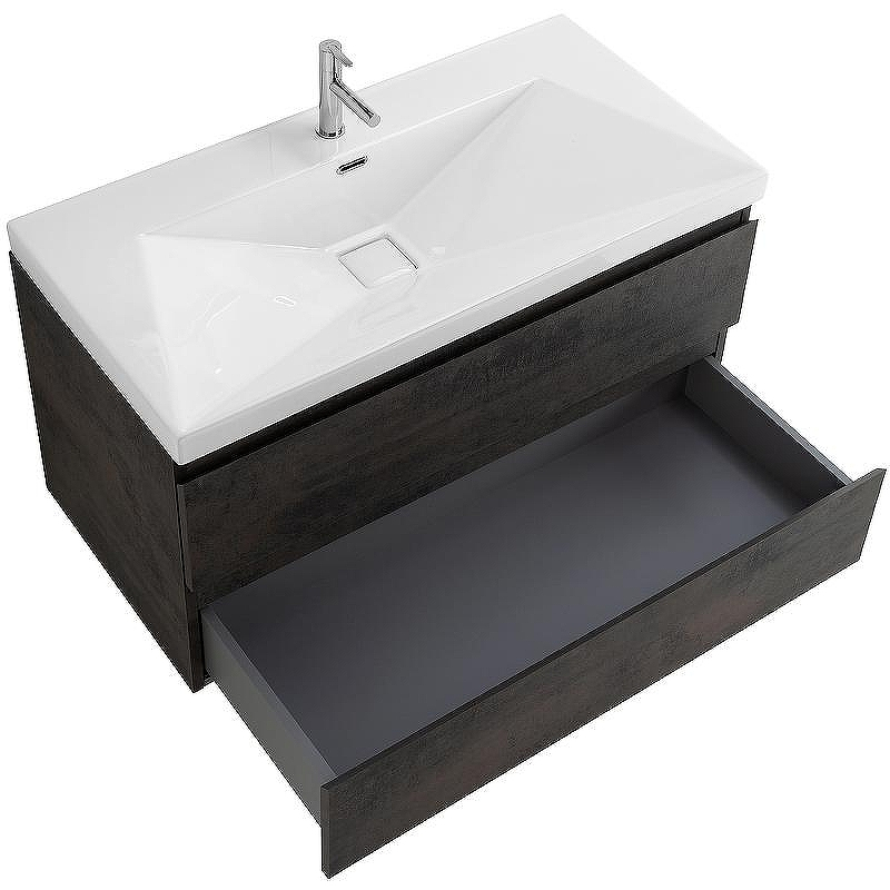 Тумба под раковину Cezares Molveno 100 MOLVENO-100-2C-SO-OSS подвесная Ossido, купить, цена, заказать, магазин, доставка, скидка, промокод, купить, цена, заказать, магазин, доставка, скидка, промокод