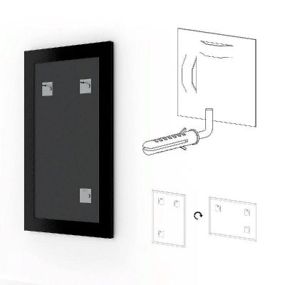 Зеркало Evoform Definite 145х55 Золотые бусы на серебре