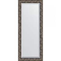Зеркало Evoform Exclusive 143х58 BY 1166 с фацетом в багетной раме - Серебряный бамбук 73, купить, цена, заказать, магазин, доставка, скидка, промокод, купить, цена, заказать, магазин, доставка, скидка, промокод