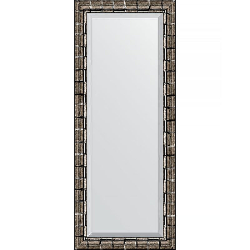 Зеркало Evoform Exclusive 143х58 BY 1166 с фацетом в багетной раме - Серебряный бамбук 73, купить, цена, заказать, магазин, доставка, скидка, промокод, купить, цена, заказать, магазин, доставка, скидка, промокод