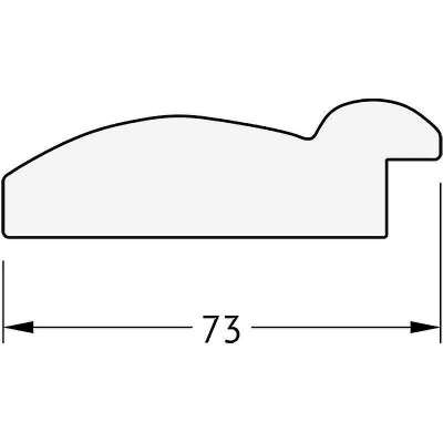 Зеркало Evoform Exclusive 143х58 BY 1166 с фацетом в багетной раме - Серебряный бамбук 73
