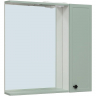 Зеркало со шкафом Runo Римини 75 00-00001279 с подсветкой Мята, купить, цена, заказать, магазин, доставка, скидка, промокод, купить, цена, заказать, магазин, доставка, скидка, промокод