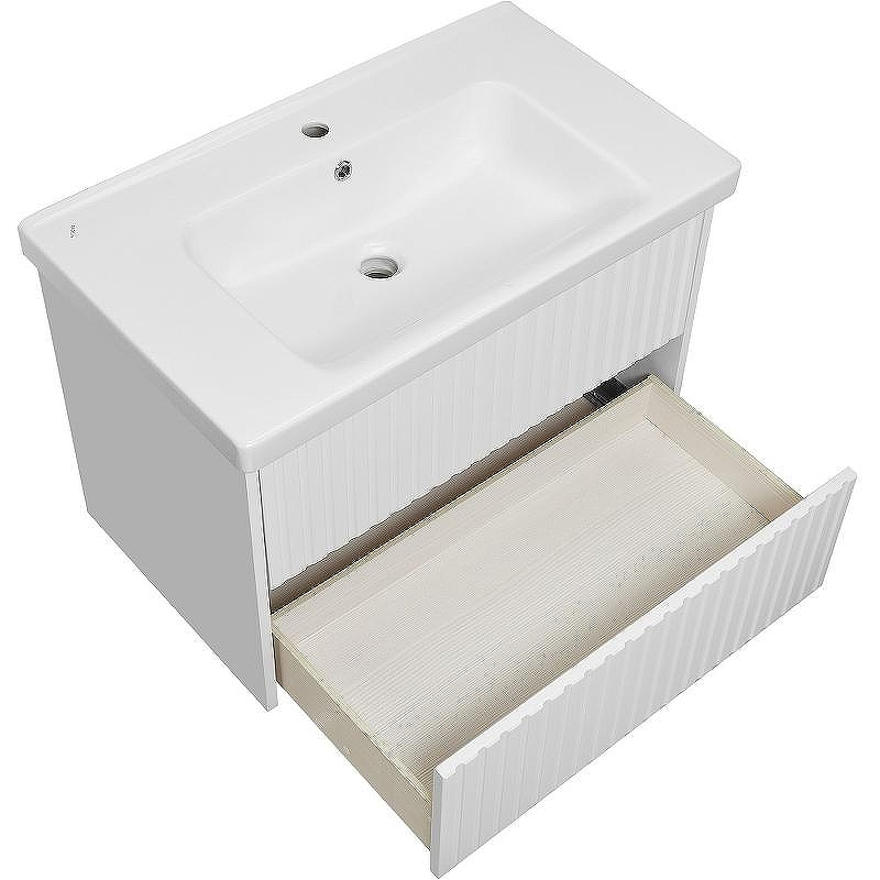 Комплект мебели для ванной ASB-Woodline Риола 80 124111 подвесной Белый, купить, цена, заказать, магазин, доставка, скидка, промокод, купить, цена, заказать, магазин, доставка, скидка, промокод