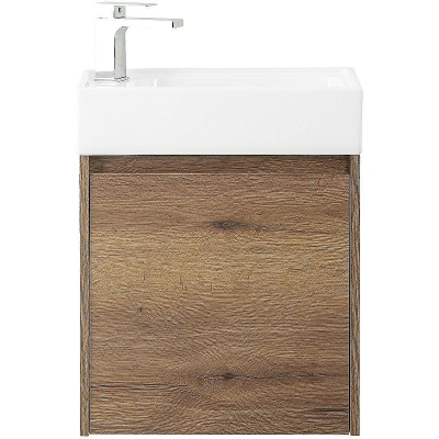 Тумба под раковину BelBagno Kraft Mini 50 L KRAFT MINI-500/260-1A-SO-RT-L подвесная Rovere Tabacco