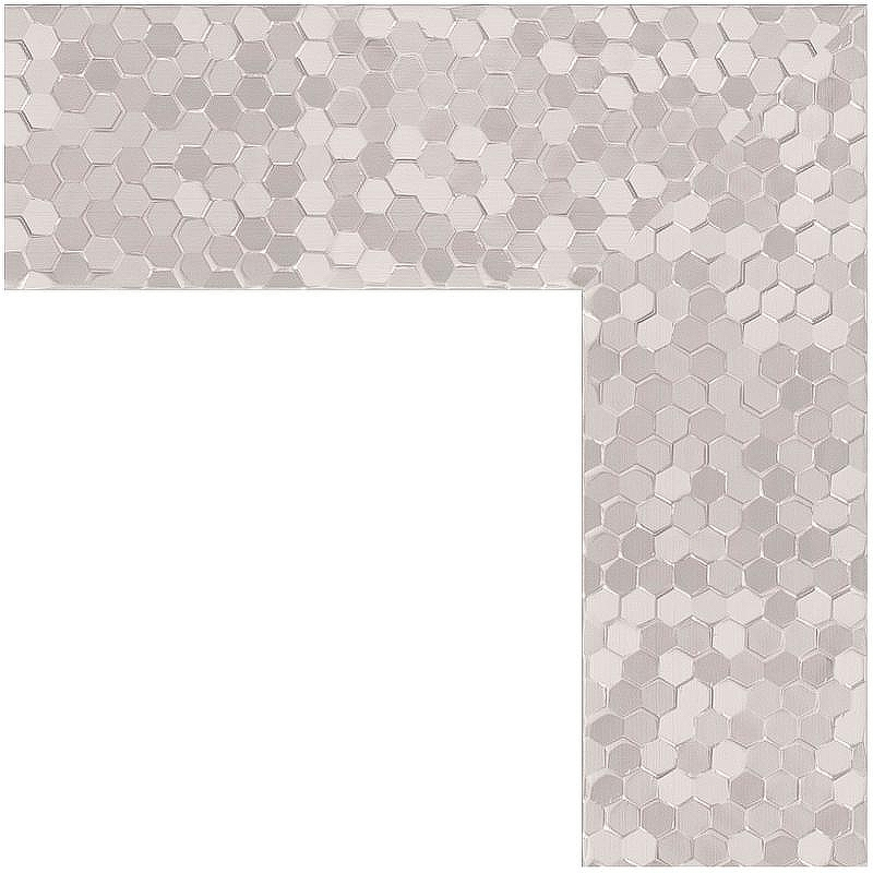 Зеркало Evoform Definite 136х76 BY 3307 в багетной раме - Соты алюминий 70, купить, цена, заказать, магазин, доставка, скидка, промокод, купить, цена, заказать, магазин, доставка, скидка, промокод