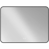 Зеркало Vincea 120 VLM-3VC120B-2 с подсветкой Черное с сенсорным выключателем с подогревом и диммером, купить, цена, заказать, магазин, доставка, скидка, промокод, купить, цена, заказать, магазин, доставка, скидка, промокод