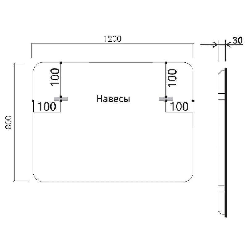 Зеркало Vincea 120 VLM-3VC120B-2 с подсветкой Черное с сенсорным выключателем с подогревом и диммером, купить, цена, заказать, магазин, доставка, скидка, промокод, купить, цена, заказать, магазин, доставка, скидка, промокод