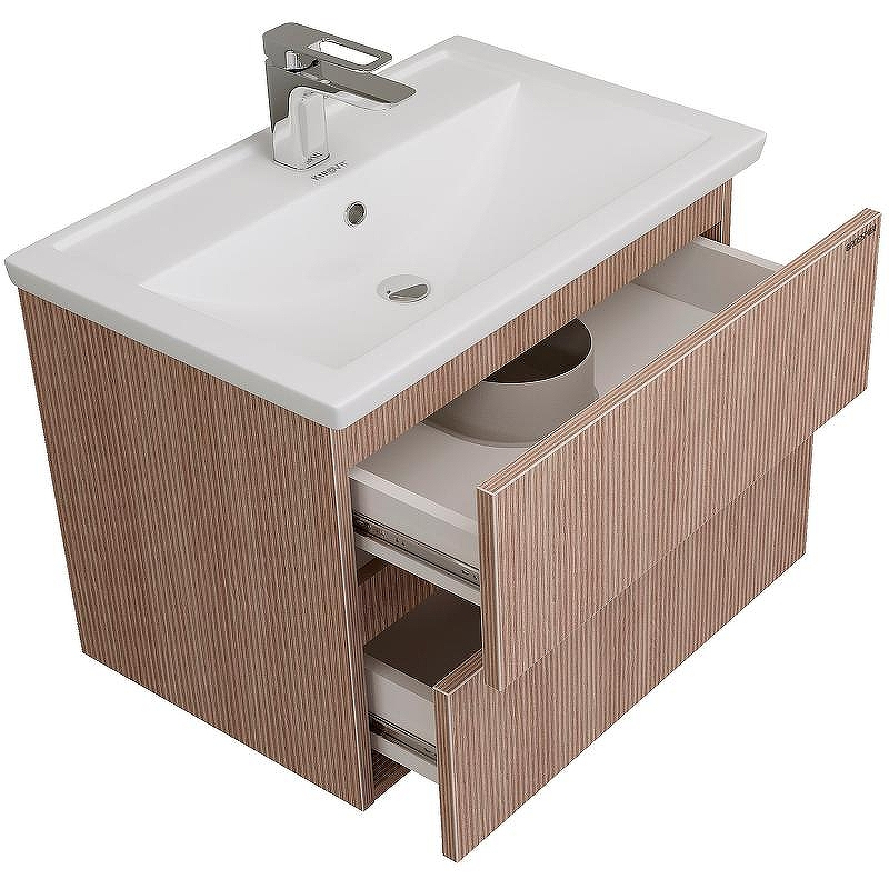 Тумба под раковину Grossman Юнит 70 2070131 подвесная Кадена вуд, купить, цена, заказать, магазин, доставка, скидка, промокод, купить, цена, заказать, магазин, доставка, скидка, промокод