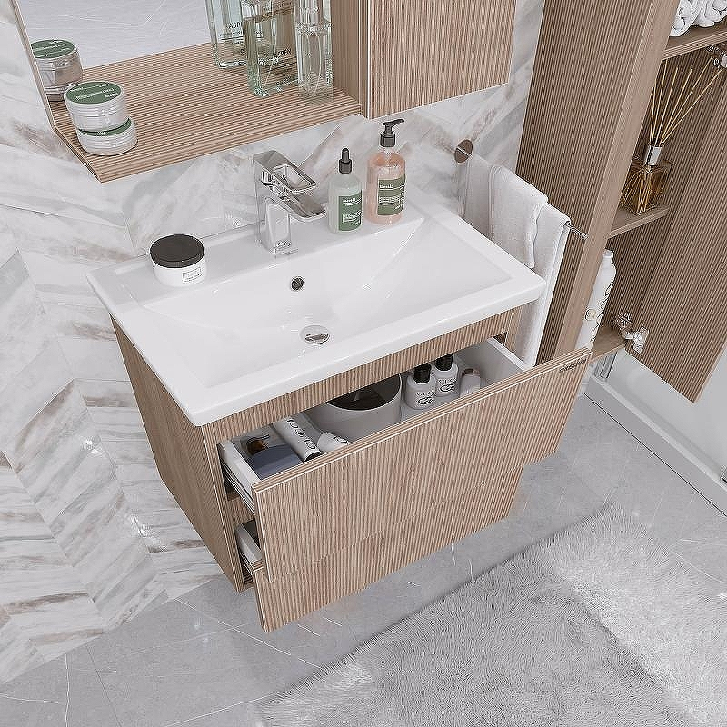 Тумба под раковину Grossman Юнит 70 2070131 подвесная Кадена вуд, купить, цена, заказать, магазин, доставка, скидка, промокод, купить, цена, заказать, магазин, доставка, скидка, промокод