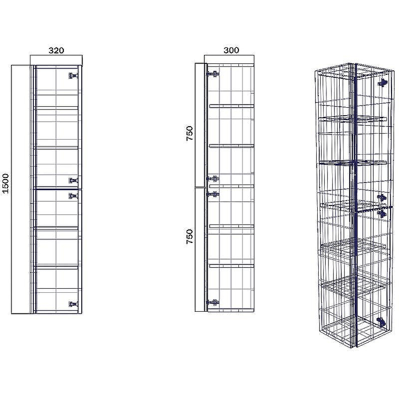 Шкаф пенал SanVit Авеню 32 pavenuw подвесной Белый глянцевый, купить, цена, заказать, магазин, доставка, скидка, промокод, купить, цена, заказать, магазин, доставка, скидка, промокод