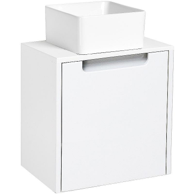 Тумба под раковину Runo Бари Микра 40 00-00001975 подвесная Белая