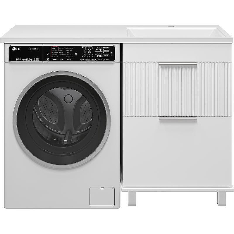 Тумба под раковину Brevita Enfida 120 ENF-07060-012Я Белая матовая, купить, цена, заказать, магазин, доставка, скидка, промокод, купить, цена, заказать, магазин, доставка, скидка, промокод