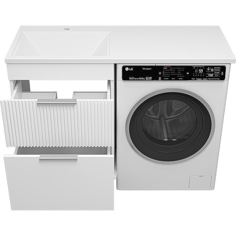 Тумба под раковину Brevita Enfida 120 ENF-07060-012Я Белая матовая, купить, цена, заказать, магазин, доставка, скидка, промокод, купить, цена, заказать, магазин, доставка, скидка, промокод