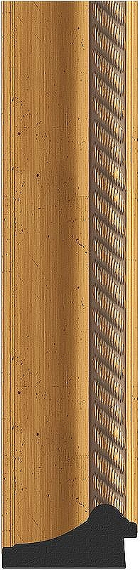 Зеркало Evoform Exclusive-G Floor 198х108 BY 6341 с гравировкой в багетной раме - Состаренное золото с плетением 70, купить, цена, заказать, магазин, доставка, скидка, промокод, купить, цена, заказать, магазин, доставка, скидка, промокод