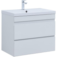 Тумба под раковину Aquanet Нота New 75 335418 подвесная Белый глянец, купить, цена, заказать, магазин, доставка, скидка, промокод, купить, цена, заказать, магазин, доставка, скидка, промокод