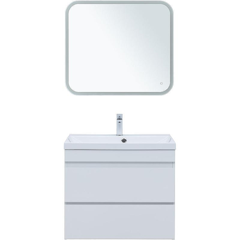 Тумба под раковину Aquanet Нота New 75 335418 подвесная Белый глянец, купить, цена, заказать, магазин, доставка, скидка, промокод, купить, цена, заказать, магазин, доставка, скидка, промокод