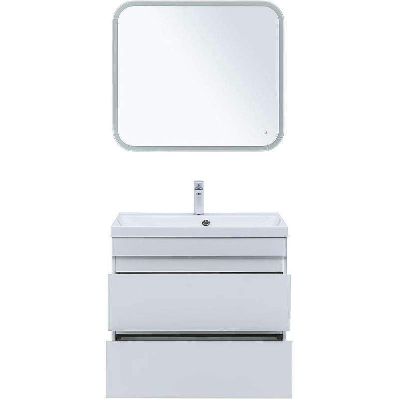 Тумба под раковину Aquanet Нота New 75 335418 подвесная Белый глянец, купить, цена, заказать, магазин, доставка, скидка, промокод, купить, цена, заказать, магазин, доставка, скидка, промокод