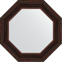 Зеркало Evoform Octagon 69х69 BY 3827 в багетной раме - Темный прованс 99, купить, цена, заказать, магазин, доставка, скидка, промокод, купить, цена, заказать, магазин, доставка, скидка, промокод