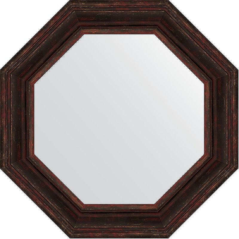 Зеркало Evoform Octagon 69х69 BY 3827 в багетной раме - Темный прованс 99, купить, цена, заказать, магазин, доставка, скидка, промокод, купить, цена, заказать, магазин, доставка, скидка, промокод