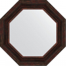 Зеркало Evoform Octagon 69х69 BY 3827 в багетной раме - Темный прованс 99, купить, цена, заказать, магазин, доставка, скидка, промокод, купить, цена, заказать, магазин, доставка, скидка, промокод