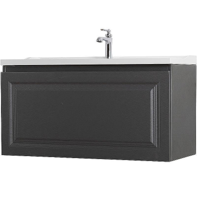 Тумба под раковину Cezares Giubileo 100 GIUBILEO-N-100-1C-SO-TIT-P подвесная Титан