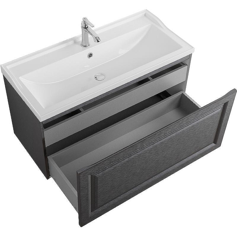 Тумба под раковину Cezares Giubileo 100 GIUBILEO-N-100-1C-SO-TIT-P подвесная Титан, купить, цена, заказать, магазин, доставка, скидка, промокод, купить, цена, заказать, магазин, доставка, скидка, промокод