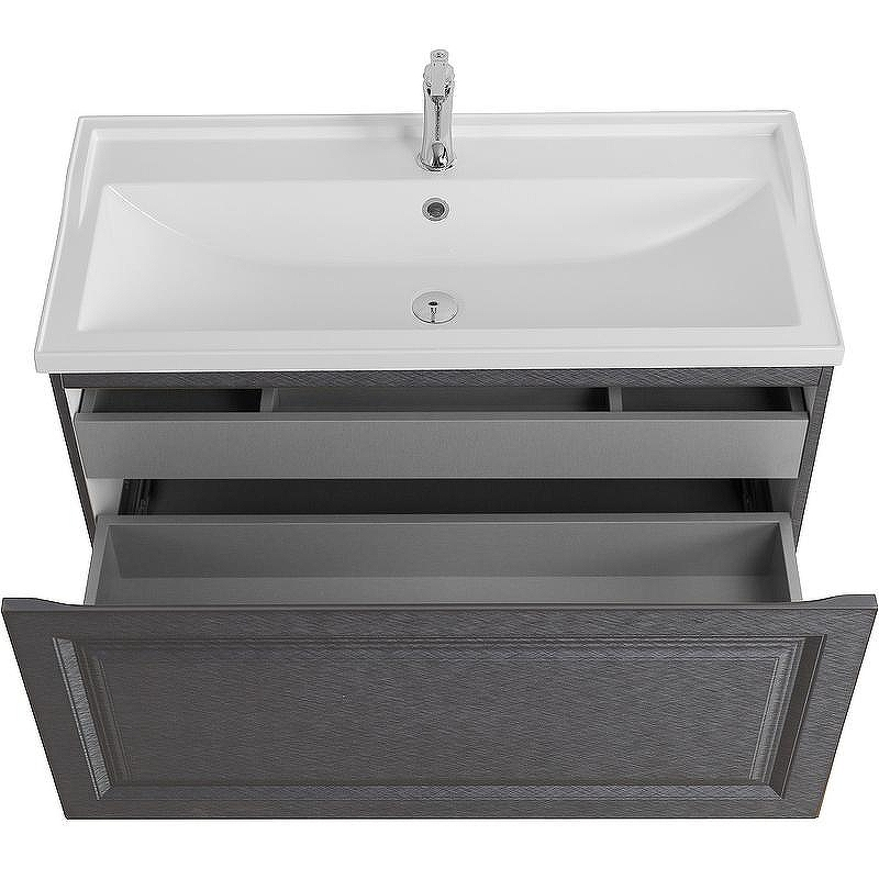 Тумба под раковину Cezares Giubileo 100 GIUBILEO-N-100-1C-SO-TIT-P подвесная Титан, купить, цена, заказать, магазин, доставка, скидка, промокод, купить, цена, заказать, магазин, доставка, скидка, промокод