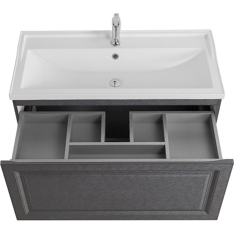 Тумба под раковину Cezares Giubileo 100 GIUBILEO-N-100-1C-SO-TIT-P подвесная Титан, купить, цена, заказать, магазин, доставка, скидка, промокод, купить, цена, заказать, магазин, доставка, скидка, промокод