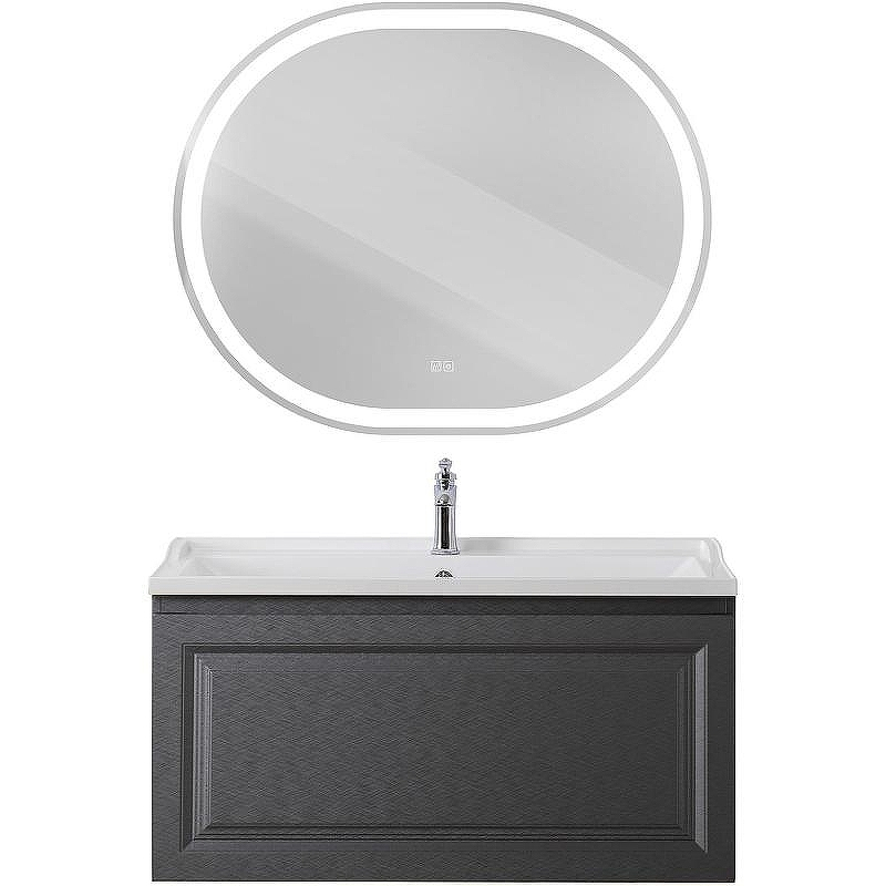 Тумба под раковину Cezares Giubileo 100 GIUBILEO-N-100-1C-SO-TIT-P подвесная Титан, купить, цена, заказать, магазин, доставка, скидка, промокод, купить, цена, заказать, магазин, доставка, скидка, промокод