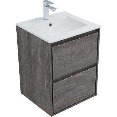 Тумба под раковину Aquanet Милан 50 336371 подвесная Дуб рошелье