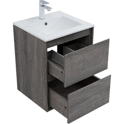 Тумба под раковину Aquanet Милан 50 336371 подвесная Дуб рошелье