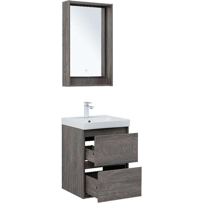 Тумба под раковину Aquanet Милан 50 336371 подвесная Дуб рошелье, купить, цена, заказать, магазин, доставка, скидка, промокод, купить, цена, заказать, магазин, доставка, скидка, промокод