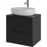 Тумба с раковиной Orange Line 60 Li-60TubMDF+B05-520W подвесная Черная матовая, купить, цена, заказать, магазин, доставка, скидка, промокод, купить, цена, заказать, магазин, доставка, скидка, промокод