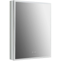 Зеркальный шкаф Aquatek 60 AQ7603B-MLC с подсветкой Хром, купить, цена, заказать, магазин, доставка, скидка, промокод, купить, цена, заказать, магазин, доставка, скидка, промокод