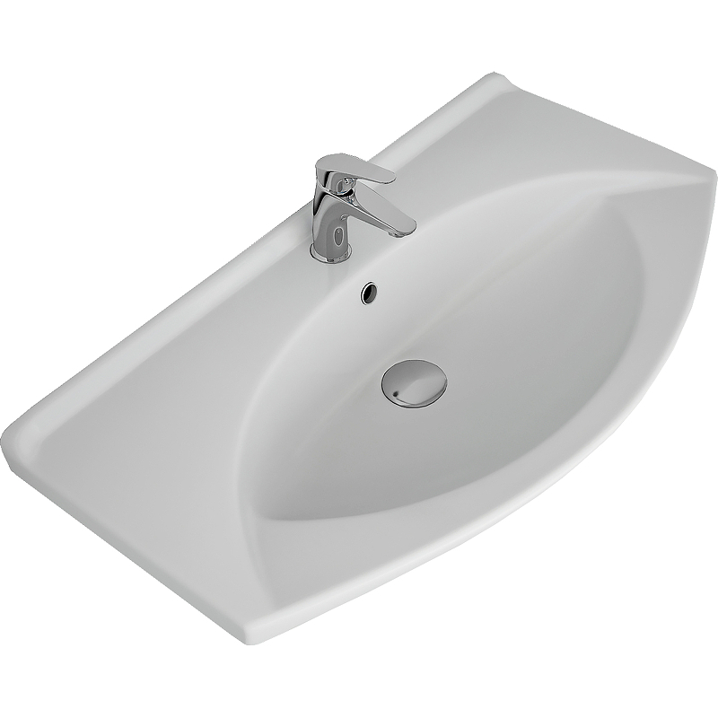 Тумба с раковиной Misty Чегет 85 УТ000013349 Белая глянцевая, купить, цена, заказать, магазин, доставка, скидка, промокод, купить, цена, заказать, магазин, доставка, скидка, промокод