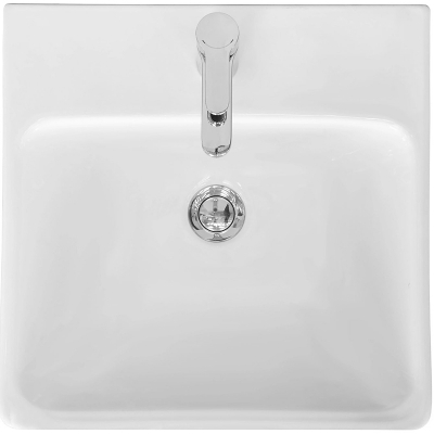 Тумба с раковиной Misty Адриана 45 УТ000010216 подвесная Дуб Вотан Белый