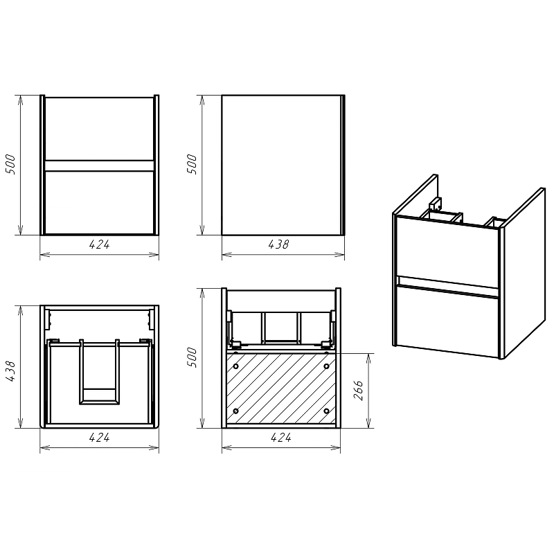 Тумба с раковиной Misty Адриана 45 УТ000010216 подвесная Дуб Вотан Белый, купить, цена, заказать, магазин, доставка, скидка, промокод, купить, цена, заказать, магазин, доставка, скидка, промокод