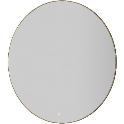 Зеркало Boheme Modern 100 545-100-MG с подсветкой Золото матовое с сенсорным выключателем и подогревом