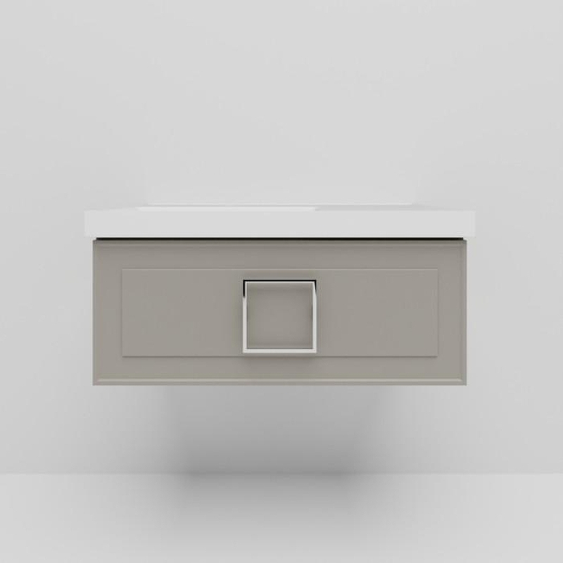 Тумба под раковину La Fenice Cubo 90 FNC-01-CUB-C-90 подвесная Бежевая матовая, купить, цена, заказать, магазин, доставка, скидка, промокод, купить, цена, заказать, магазин, доставка, скидка, промокод