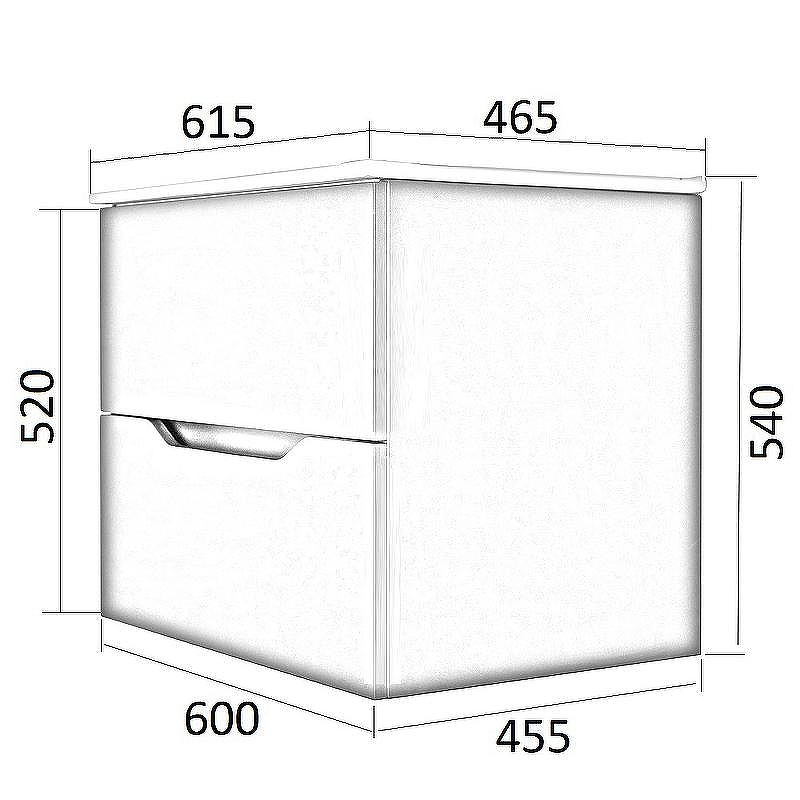Тумба с раковиной Orange Line 60 Li-60Tuw+Ra подвесная Белая матовая, купить, цена, заказать, магазин, доставка, скидка, промокод, купить, цена, заказать, магазин, доставка, скидка, промокод